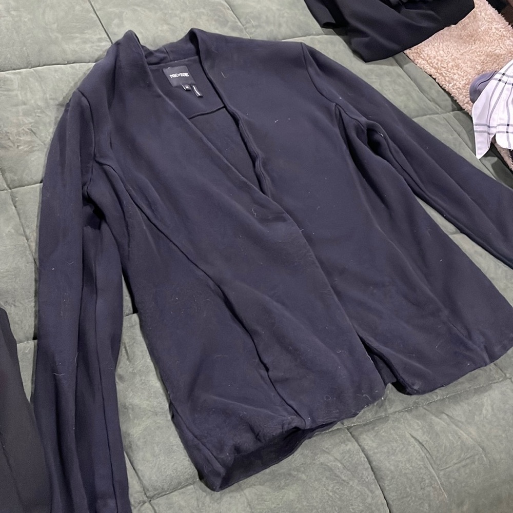 Nic+Zoe black blazer/sweater size medium